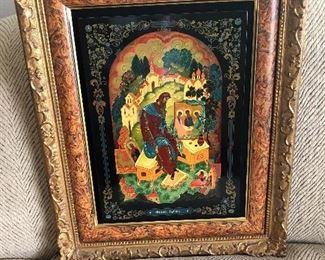 Enamel painting St. Petersburg, Russia Street Art Festival 19"wide x 2' tall, $695.