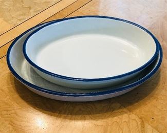13" and 11' Emile Henry dishes $18 ea.