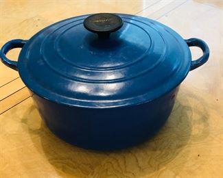 Le Creuset dutch oven $80.
