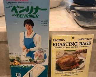 Slicer $10, Roasting bags $1.