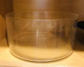 9.5" x 4.5" glass serving bowl, $8.