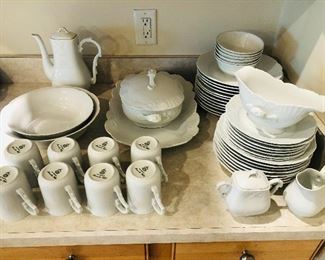 Vista Alegre Fine Porcelain Manueline White dish set, $250.