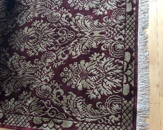 Area rug 66" w x 9' long $160