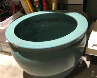 Large flower pot (chip in front as shown) $5