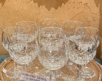 Waterford Lismore crystal glasses