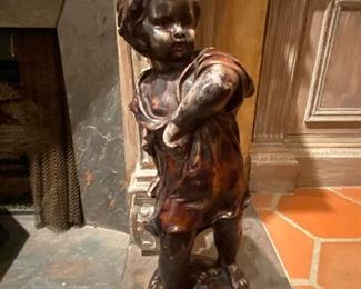 Small boy statue
