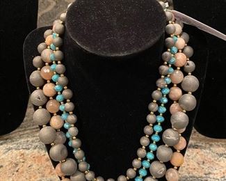 Alexis Bittar multi strand necklace