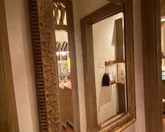 Gilt decorative mirror