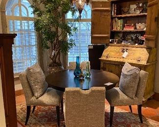 Mirage 4' dining table with leaf