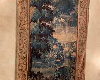 Antique Verdure tapestry; 99"x59"