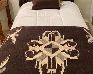 Fantastic woven Mexican blanket. 