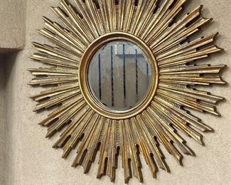 Huge beautiful sunburst mirror