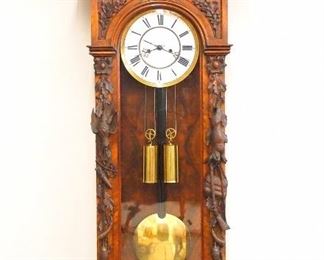 Lenzkirch No. 516, 2 wt Hunting Wall clock