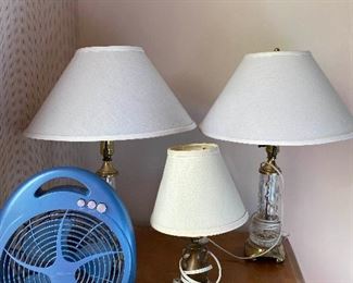 Lamps Fan Clock