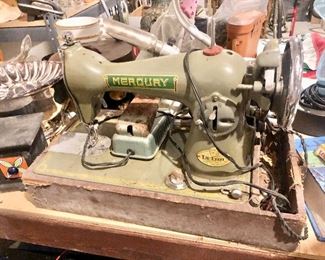 Vintage mercury sewing machine