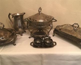 Silver Plate Chafing Dishes
