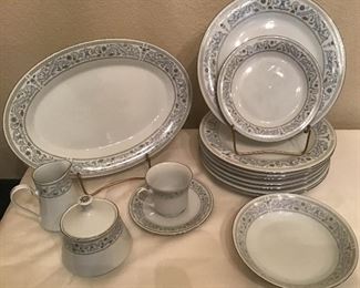 Silver Rimmed China