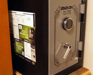 Stack-On Elite Fire Resistant Executive Safe With Electronic Lock, 29" X 21" X 21, Includes Keys