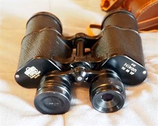Nikon 7 x 50 Binoculars, Model #156795, With Leather Carrying Case