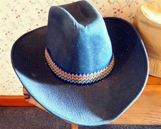 Stetson 6X Straw Cowboy Hat Size 7 1/4, Vintage Cotton Cowboy Hat 7 1/4, Waterproof Fishing Hat, And CopperFit Face Protector