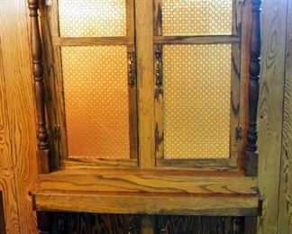 Solid Wood 2 Piece 4 Door Cabinet, 73" x 45.5" x 22.5"