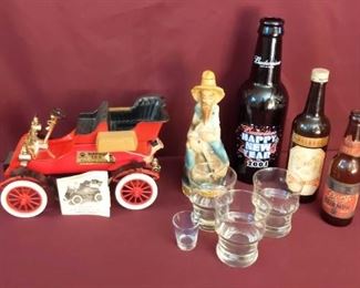 Assorted Decanters And Barware