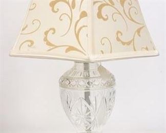 4 - Pressed glass table lamp 22.5
