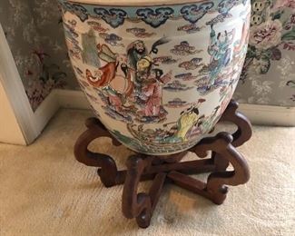 FISH BOWL AND STAND