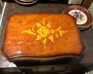 INLAID JEWELRY BOX