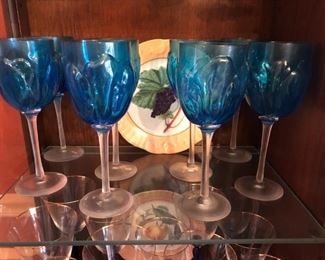 BLUE STEMWARE
