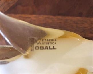 VETRERIA ARTISTICA OBALL OF DOVE STATUE