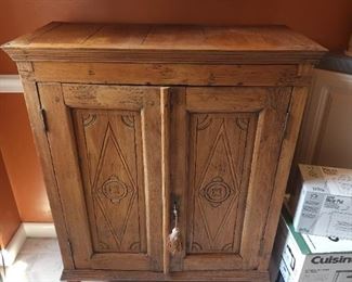Hand carved Indonesian Cabinet