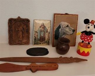 Hand Carved Items Disney Collectible Toy and Religious Items