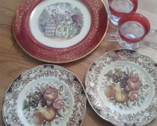 Windsor Ware Plates Imperial China Plate and Cups