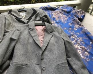Woman’s vintage dresses, jackets, suit coats