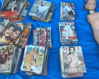 Vintage Vogue and other magazines