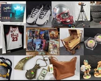 Sports Memorabilia, Furniture, Household Online Auction
