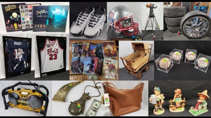 Sports Memorabilia, Furniture, Household Online Auction