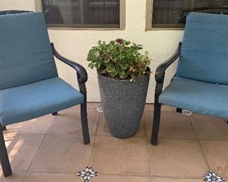 Patio Chairs, Planter
