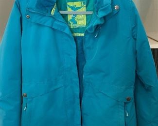 Coat Liquid Sz Small Petite