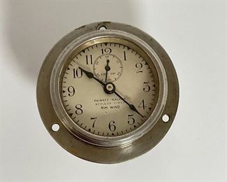Antique Phinney Walker Rim Wind Auto Clock