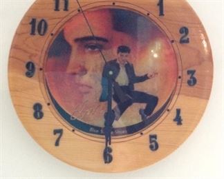 Dancing Elvis wall clock