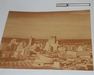 Dallas skyline circa 1960s