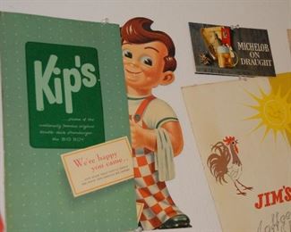 Kip's Big Boy Vintage Menu