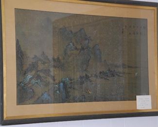 Original Japanese Painting, circa 1950s