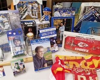 K. C. Royals and Chiefs items