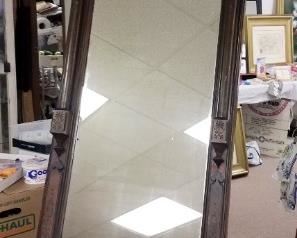 8' 6" antique pier mirror