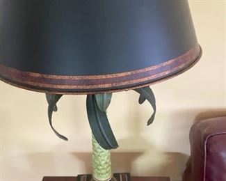 Palm tree lamp.