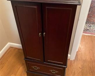 Jewelry armoire.