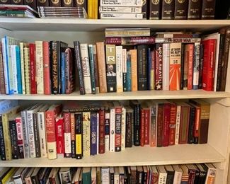 Books - lots of history books.